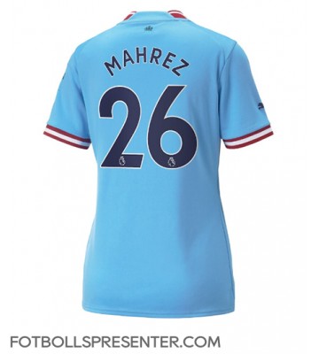 Manchester City Riyad Mahrez #26 Hemma Matchtröja Dam 2022-23 Kortärmad